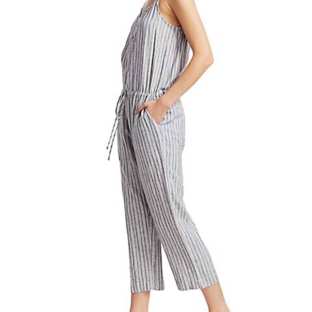 Rails Brooklyn Caldas Stripe Linen Blend Jumpsuit… - image 2